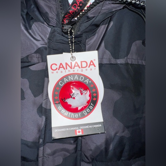 Canada Weather Gear coat. Black camo. Size XL. - Picture 3 of 4